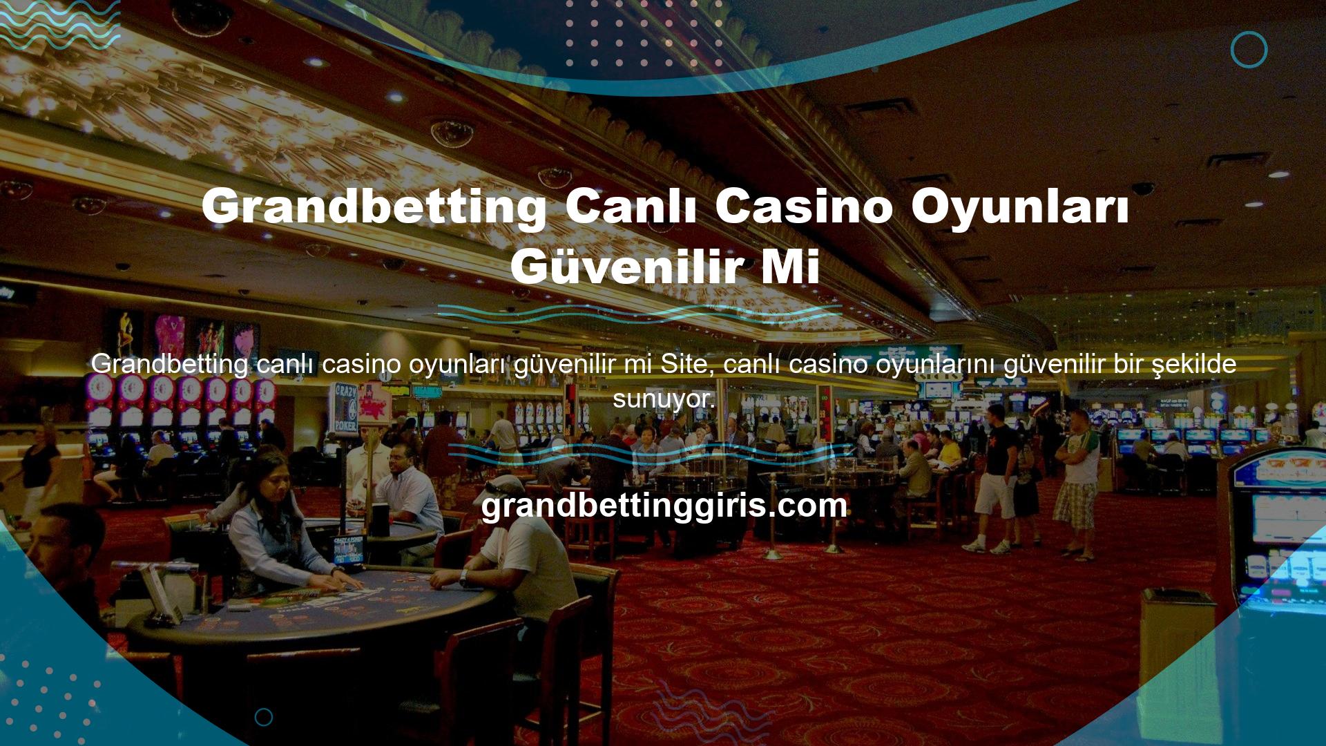 Grandbetting Canlı Casino sitesindeki bu oyun seçeneklerinin güvenilirliği ile ilgili en önemli şey, sitenin lisanslı olması ve bu lisansın güçlü bir isimle gelmesidir