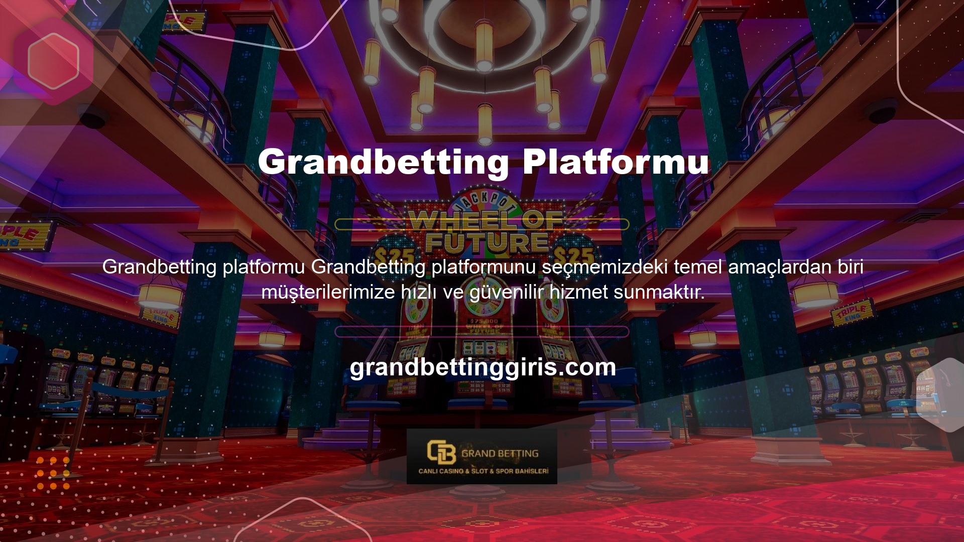 Grandbetting kimlik bilgileri, Türkiye'de ikamet eden ve online casinolarda oynamasına izin verilen oyunculara da hizmet veren bir adresten alınmaktadır